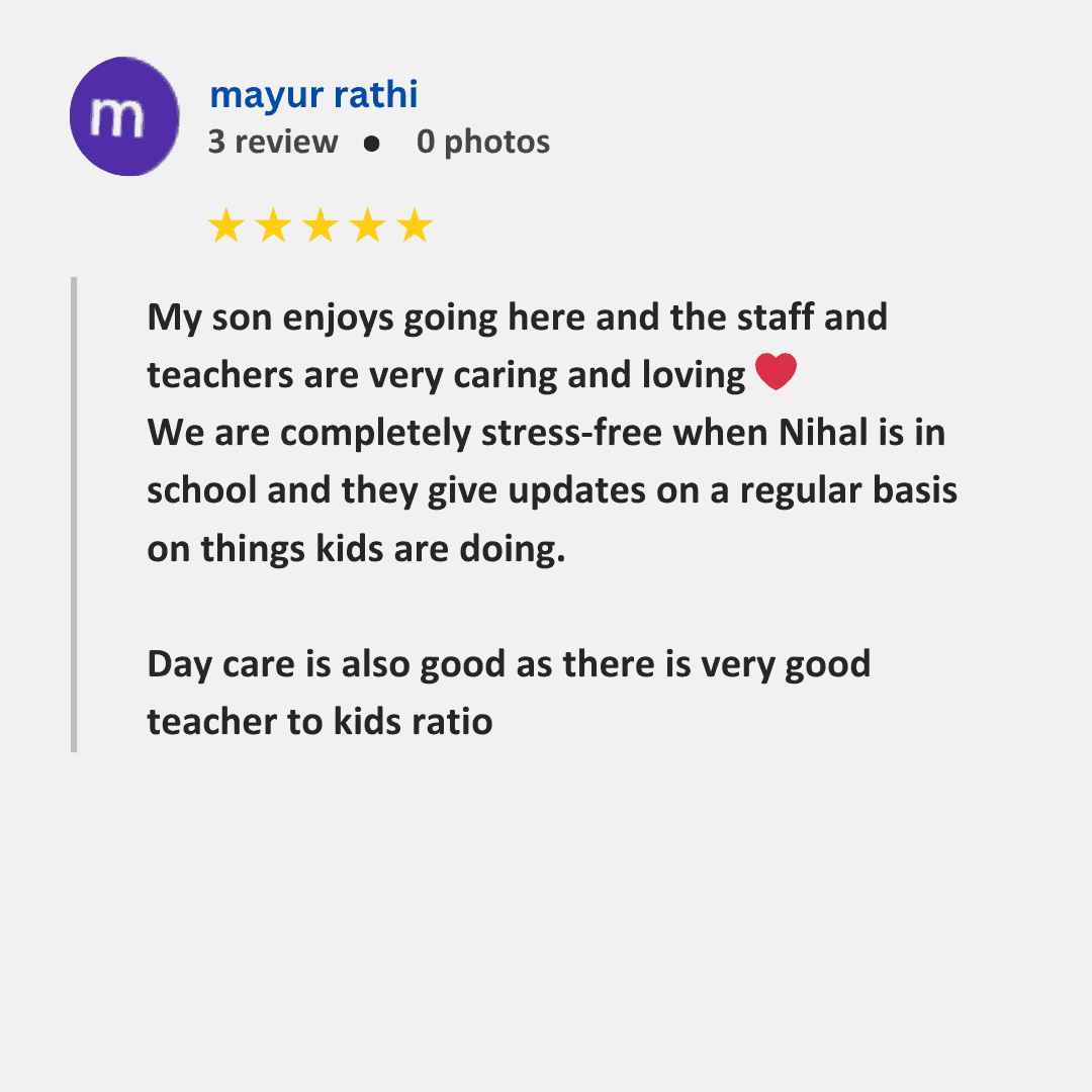 Preschool in Hyderabad with caring staff and engaging activities for early childhood development.