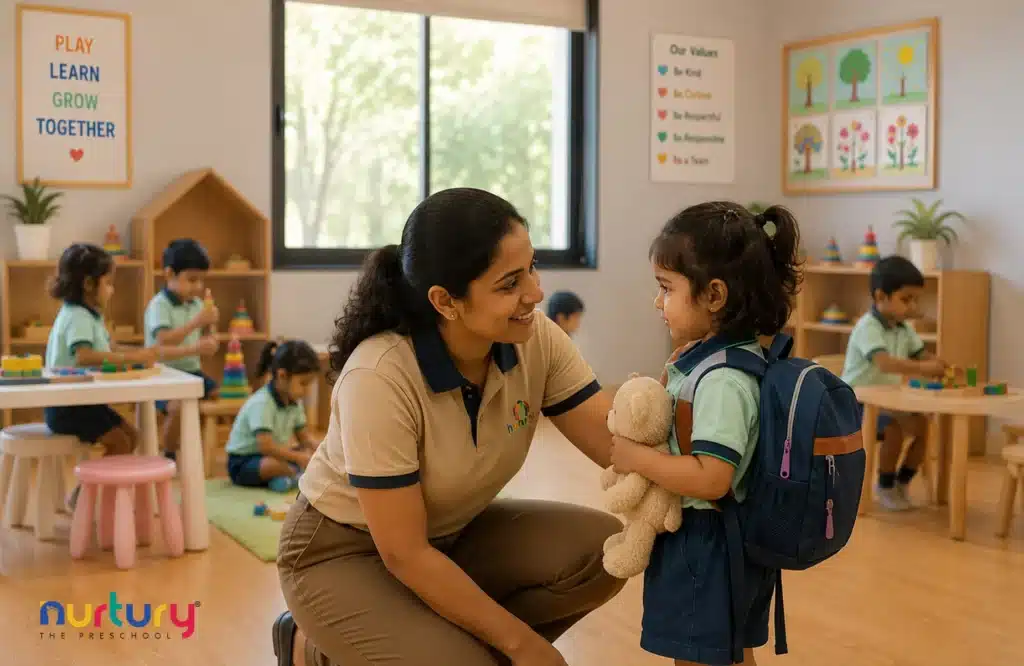 Safe Preschool Environment with Caring Teachers in Gachibowli