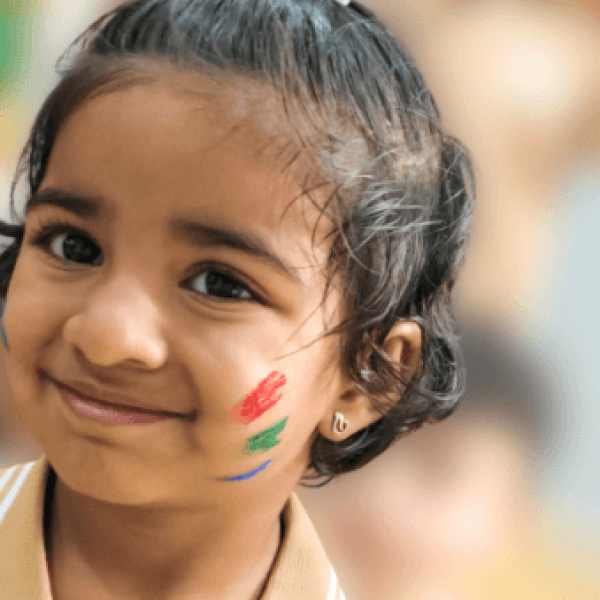 Home page flower frame